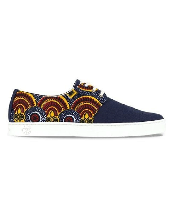 PANAFRICA Bunte Sneaker - Tombouctou - Blau - Unisex