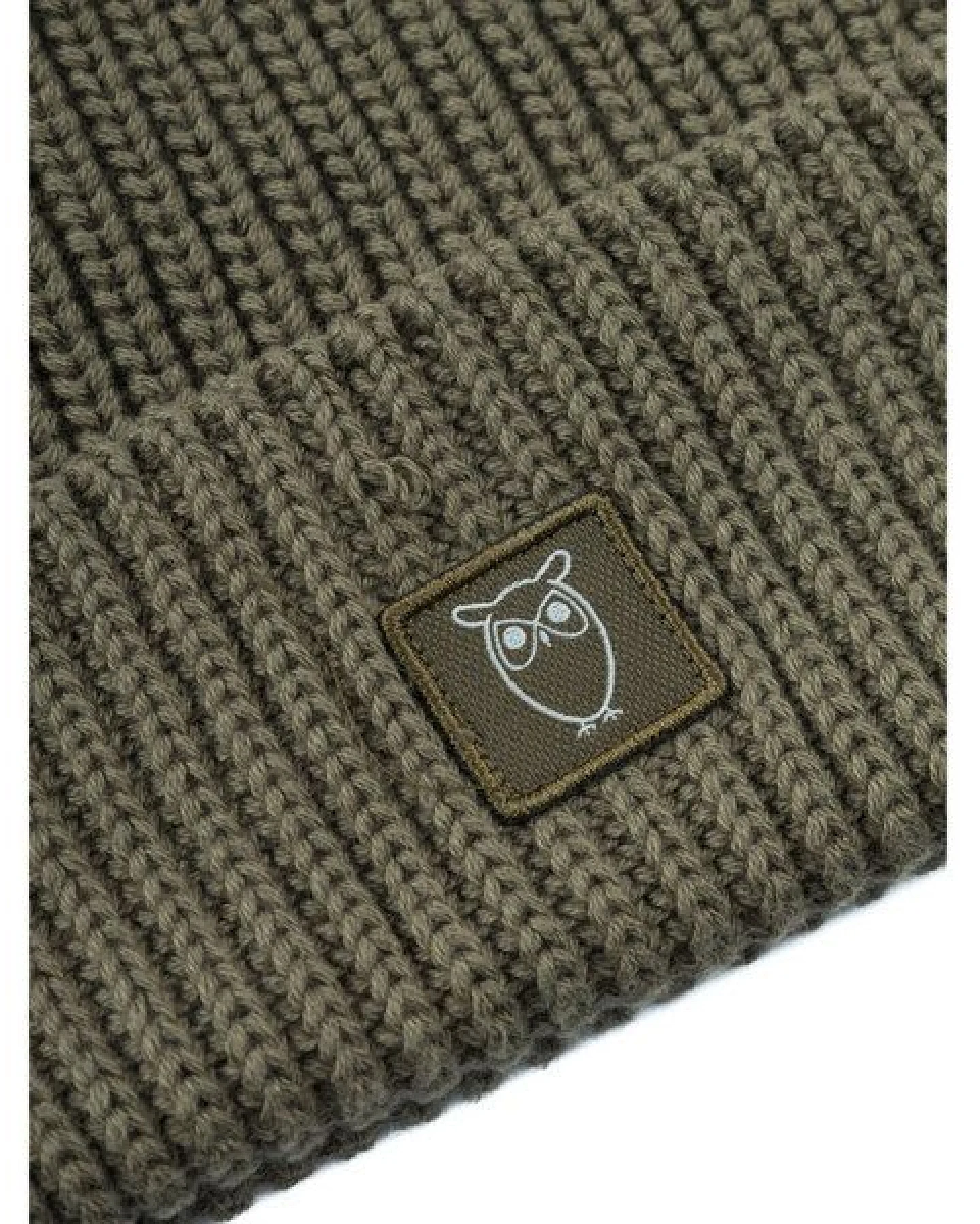 KnowledgeCotton Apparel Mütze - LEAF Ribbing hat – Ansicht 3
