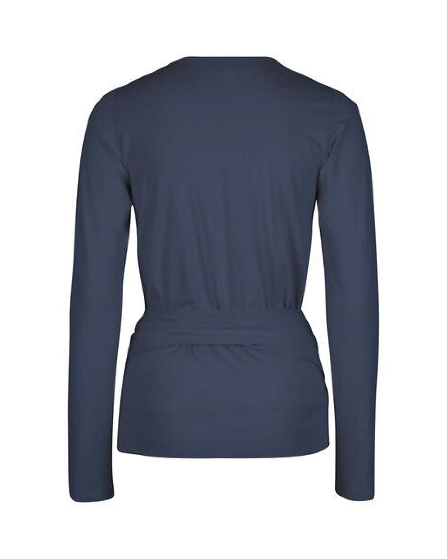 Jaya YAEL SLUB - Damen - Wickeljacke für Yoga und Freizeit aus Biobaumwolle mit Slub-Optik – Ansicht 4