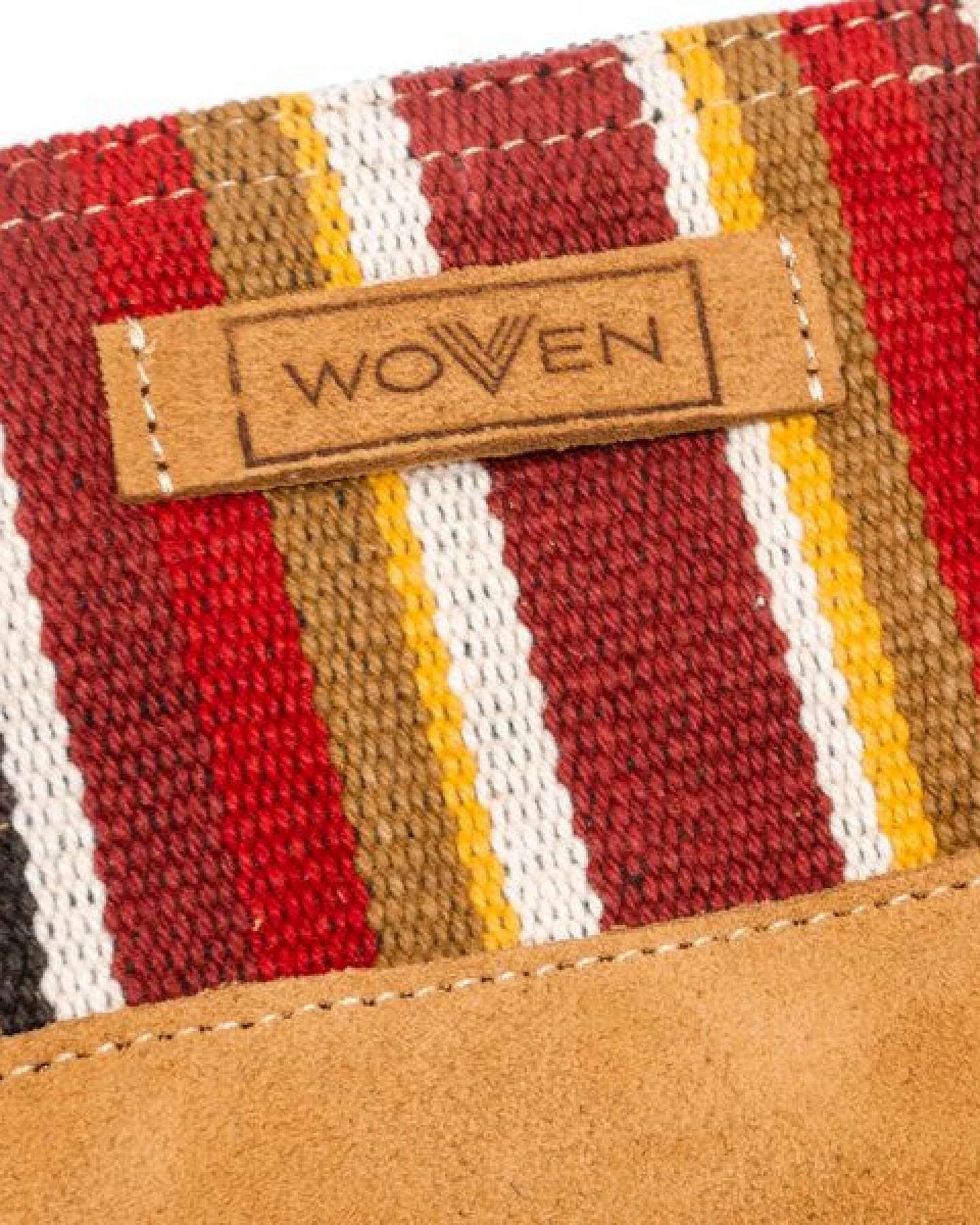 Damen Börse Geldbörse Kosmetiktäschchen "Woven Lea Zip Purse" bunt Retro – Ansicht 2