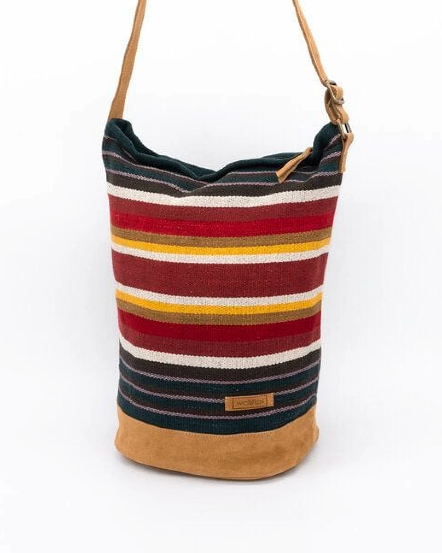 Damen Tasche Schultertasche Beuteltasche "Woven Lea Daily Bag" bunt Retro – Ansicht 4