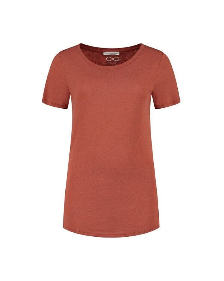 Blue LOOP Originals Denimcel Melange T-shirt - Rust