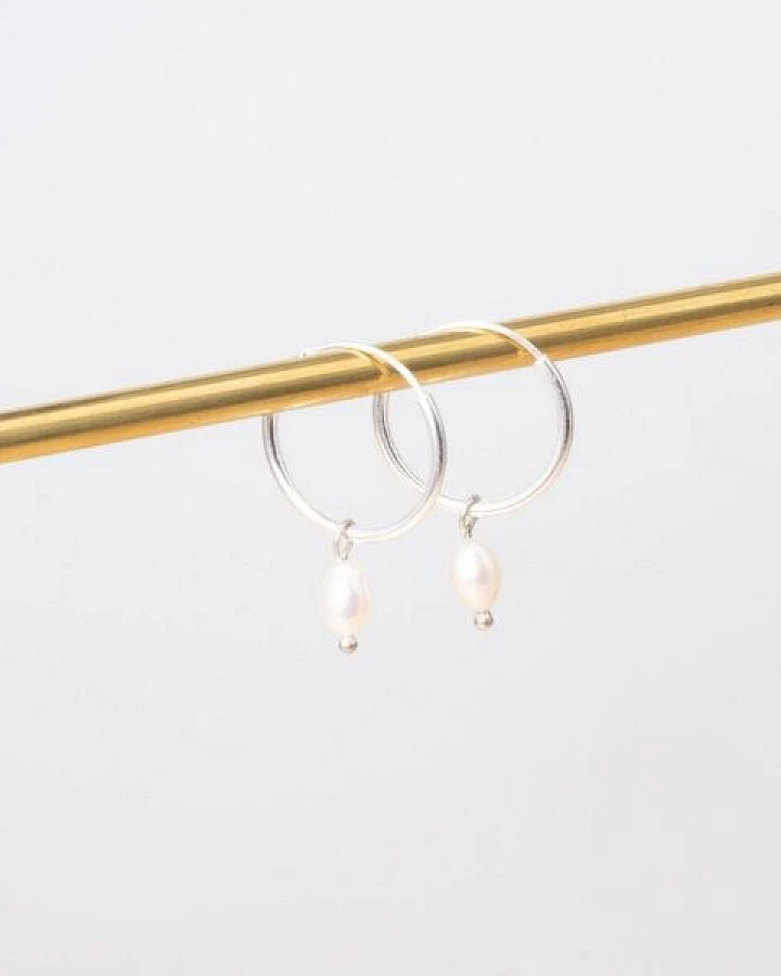 fejn jewelry Creole 'gemstone hoop'