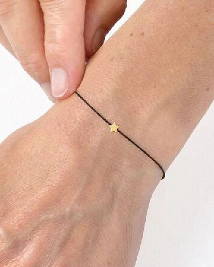 renna deluxe MAKE A WISH – STERN Armband Gold