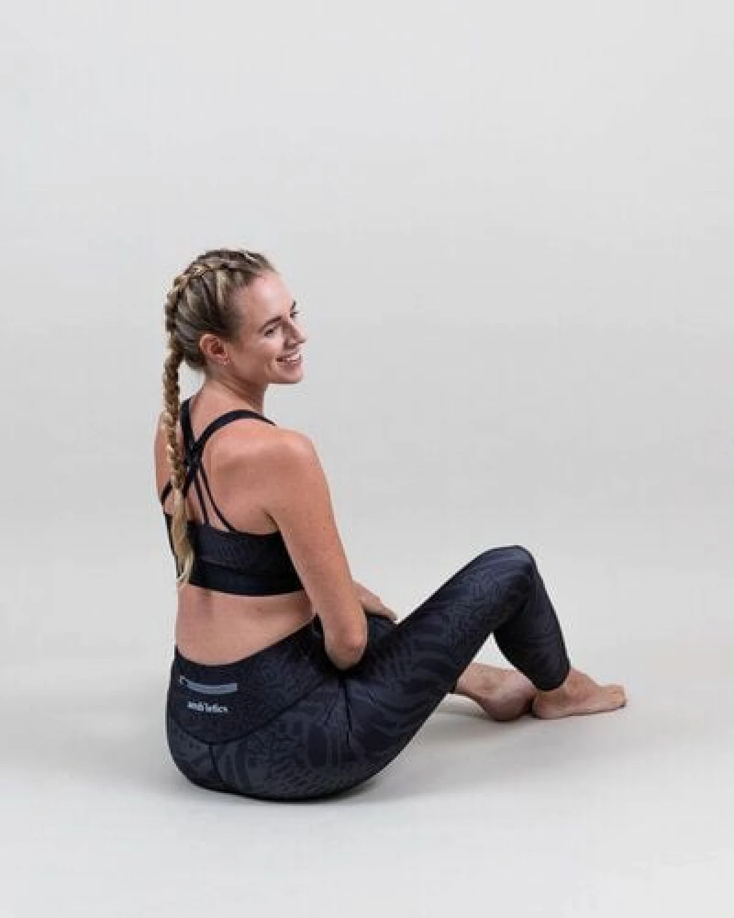 Ambiletics Yoga Leggings – MIDNIGHT ZEBRA – Ansicht 3