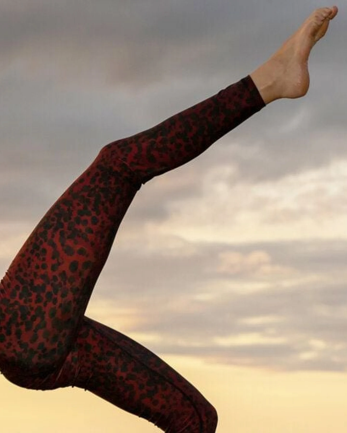Ambiletics Yoga Leggings – SUNSET GLOW LEOPARD – Ansicht 3