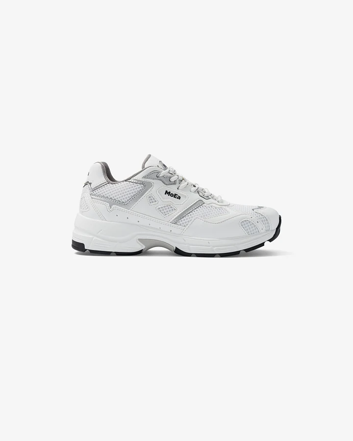 MoEa Herren vegan Sneaker Gen8 Weiß & Silber