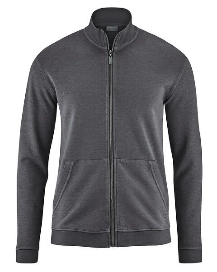 HempAge Herren Sweat-Jacke Hanf/Bio-Baumwolle