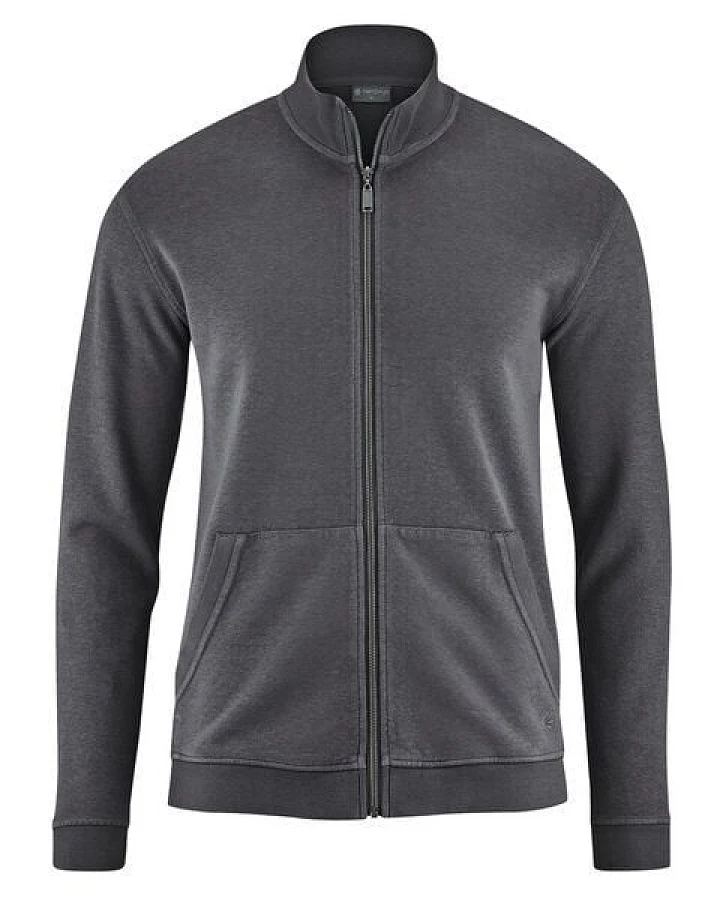 HempAge Herren Sweat-Jacke Hanf/Bio-Baumwolle