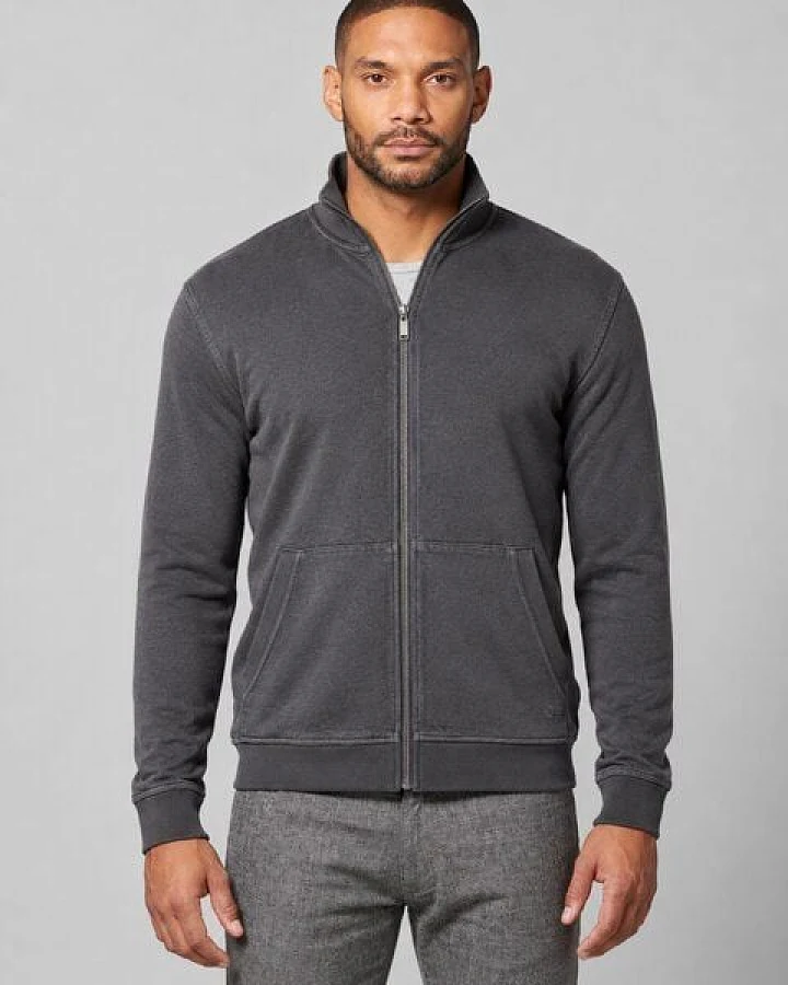 HempAge Herren Sweat-Jacke Hanf/Bio-Baumwolle