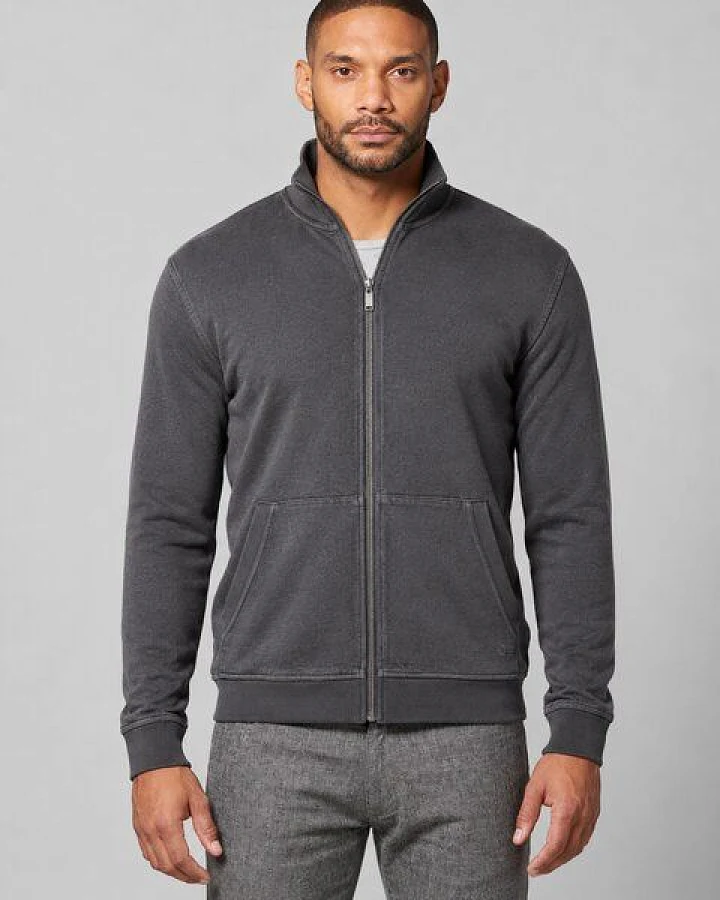 HempAge Herren Sweat-Jacke Hanf/Bio-Baumwolle