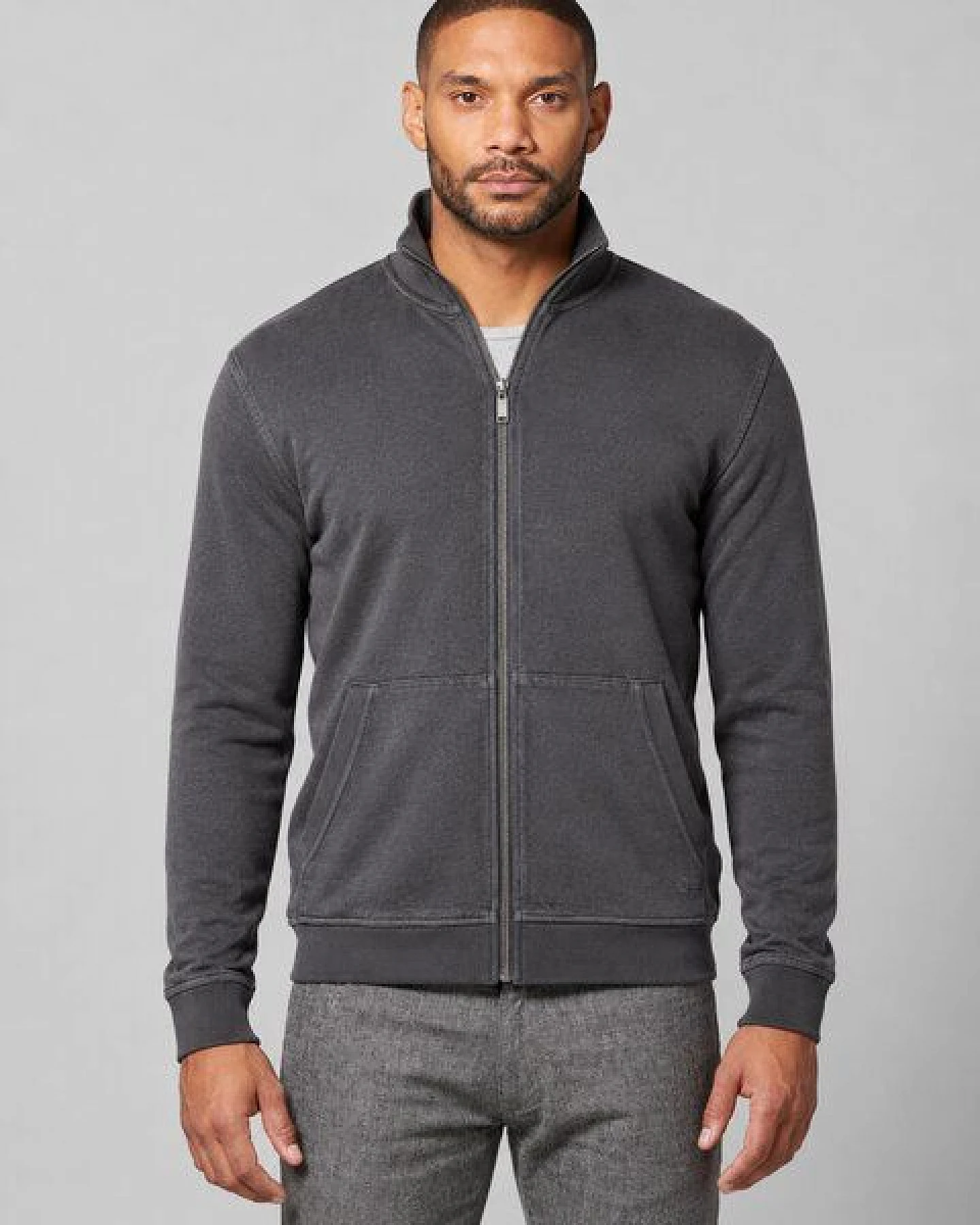 HempAge Herren Sweat-Jacke Hanf/Bio-Baumwolle – Ansicht 2