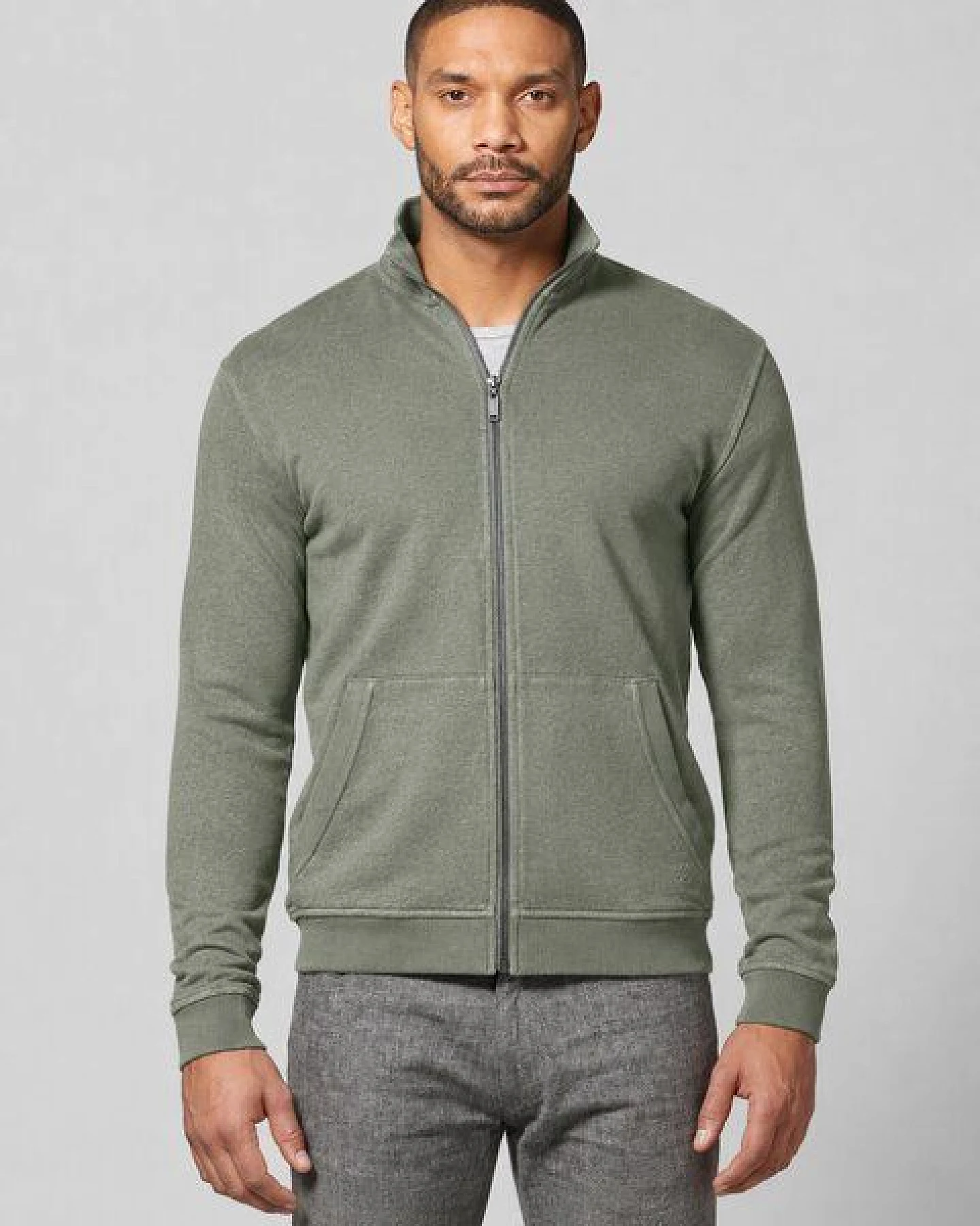 HempAge Herren Sweat-Jacke Hanf/Bio-Baumwolle – Ansicht 2