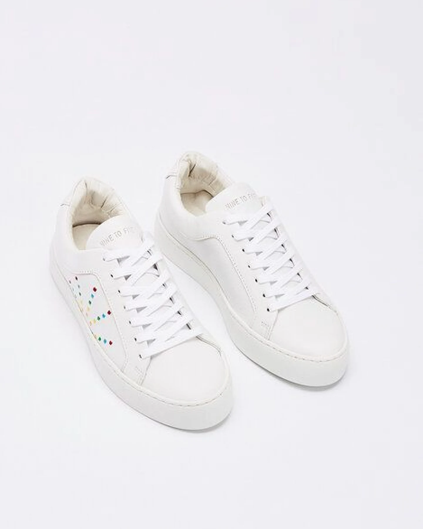NINE TO FIVE #gràcia - minimalistischer Damen Laced Sneaker aus Bioleder – Ansicht 3