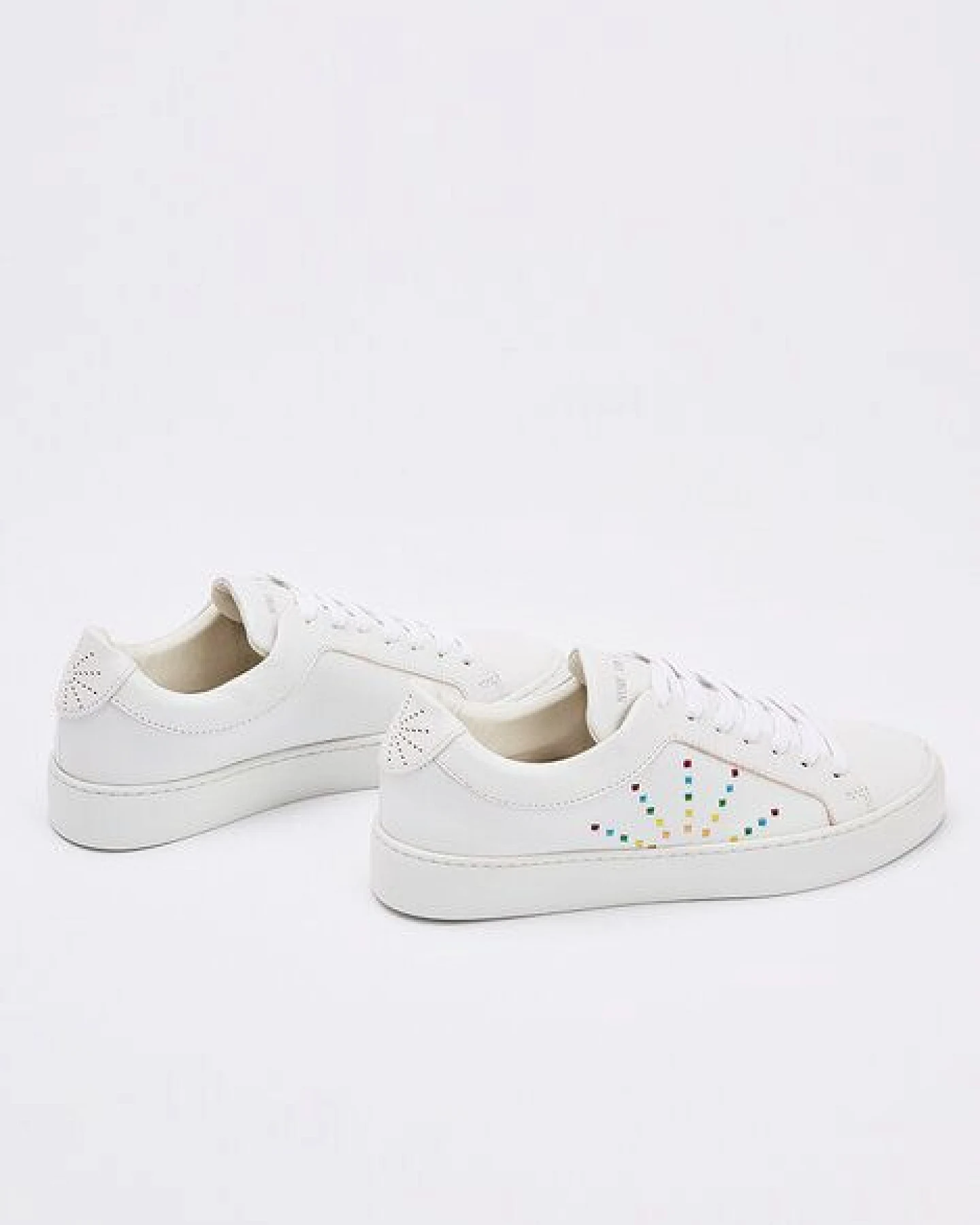 NINE TO FIVE #gràcia - minimalistischer Damen Laced Sneaker aus Bioleder – Ansicht 4