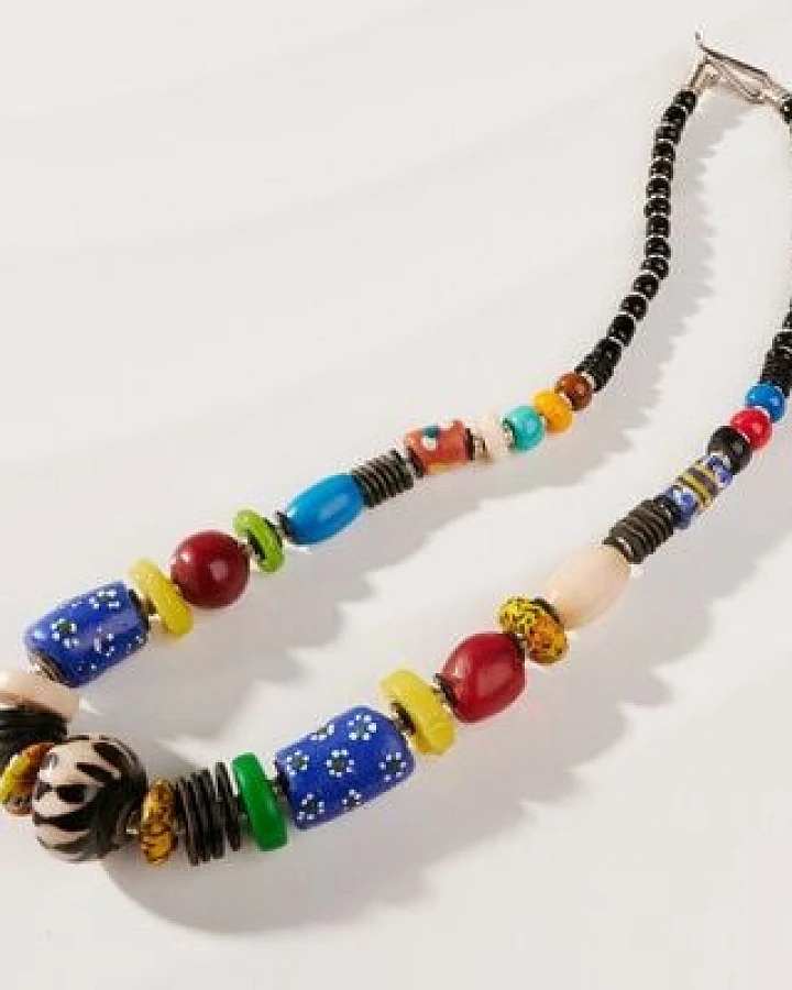 PEARLS OF AFRICA Halskette aus afrikanischen Perlen „MAIDUGURI“