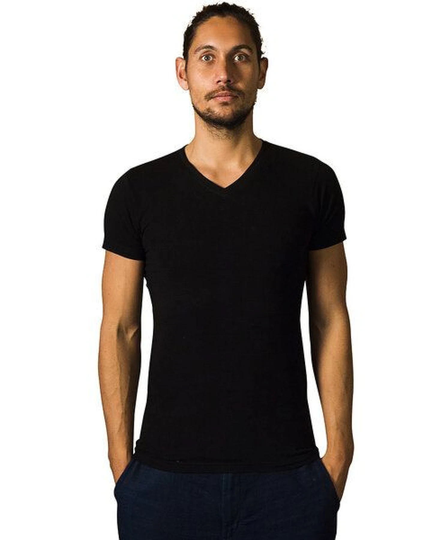 The Driftwood Tales 2er Pack unter V-Ausschnitt-T-Shirt – Ansicht 2