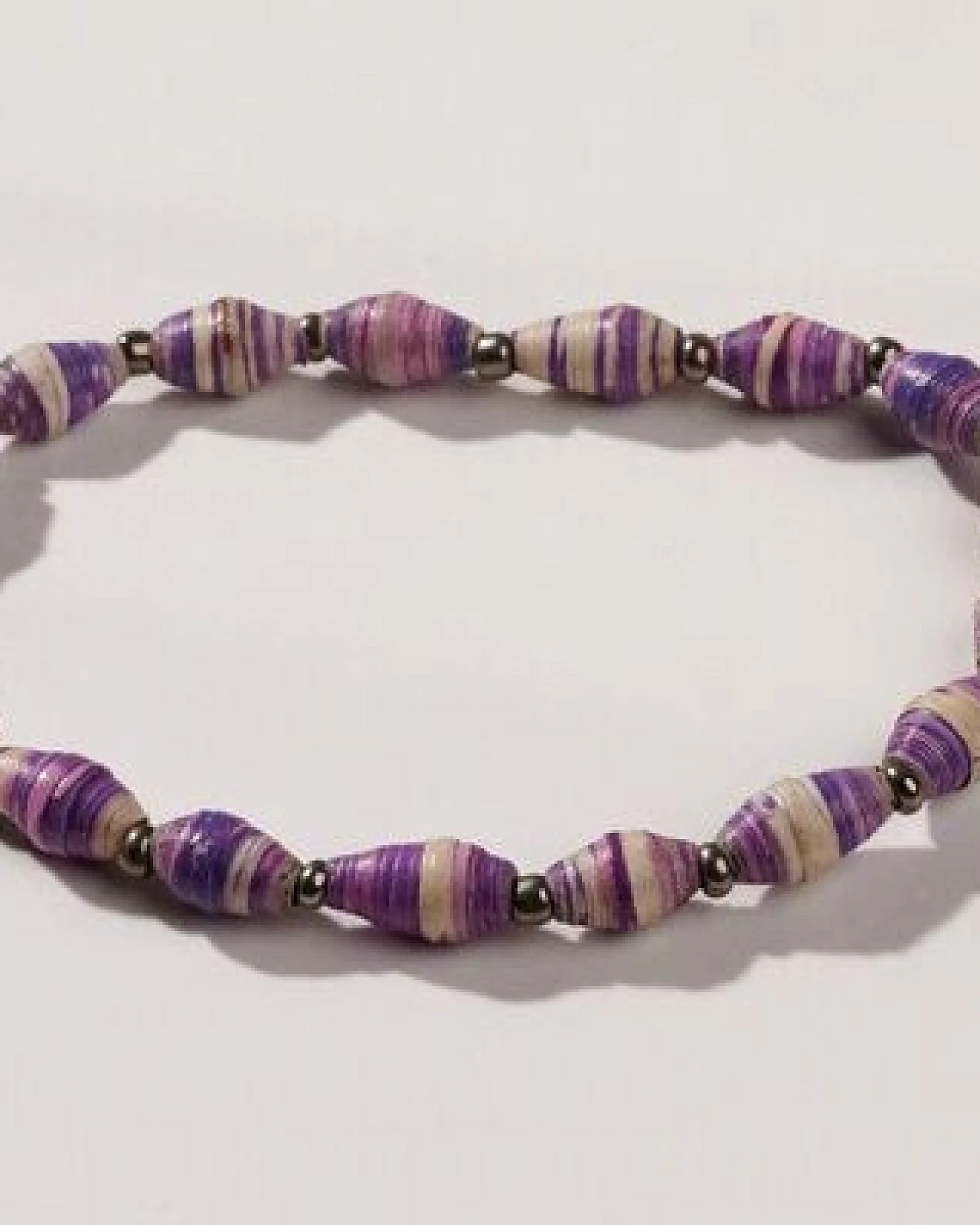 PEARLS OF AFRICA Filigranes Armband aus Papierperlen "ACHOLI" recycelt – Ansicht 2