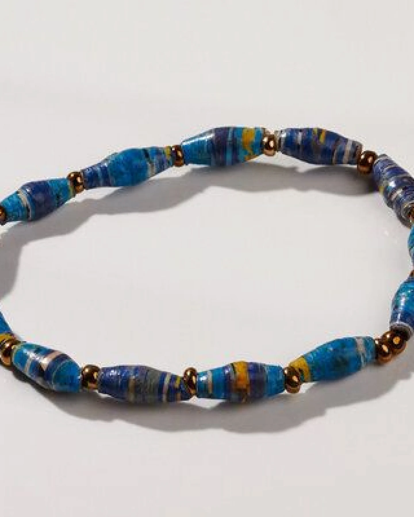 PEARLS OF AFRICA Filigranes Armband aus Papierperlen "ACHOLI" recycelt – Ansicht 2