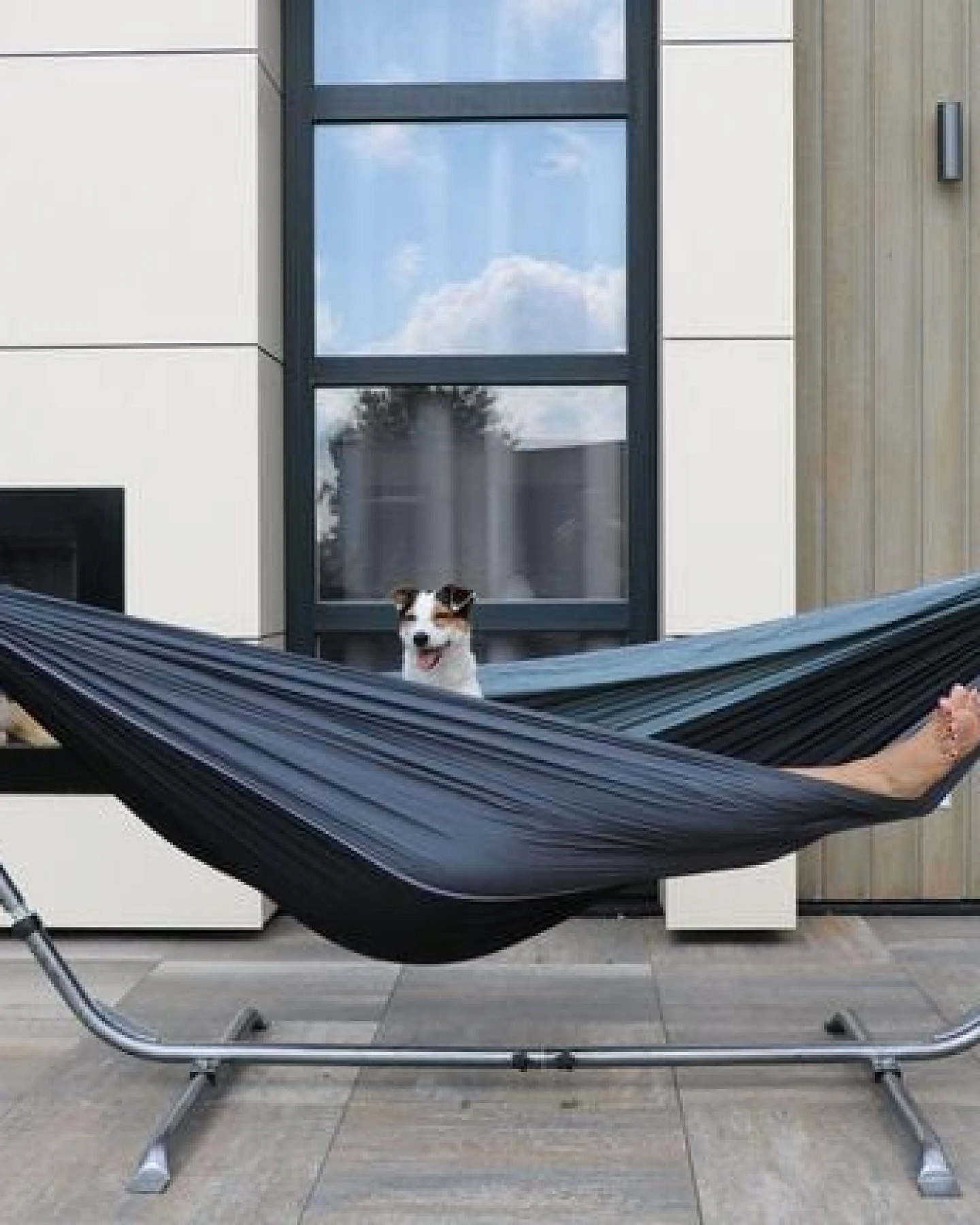 MoreThanHip XXL (Reise) Hängematte für 2 Personen - Shades of grey – Ansicht 4