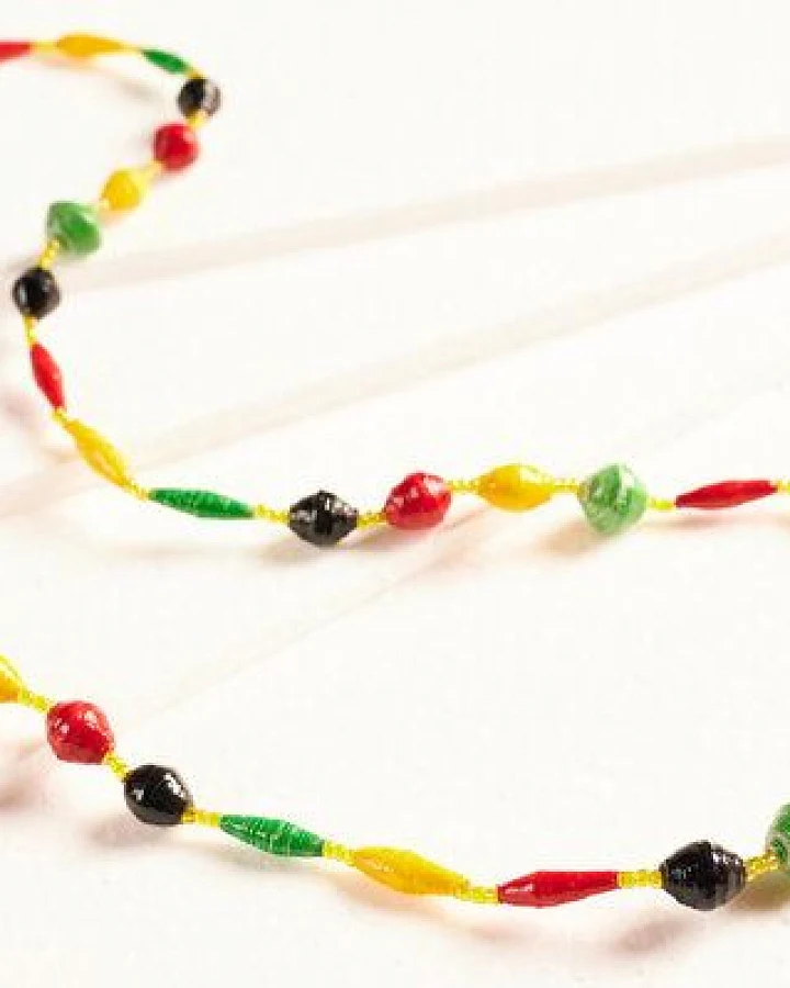 PEARLS OF AFRICA Kurze Reggaeperlenkette "REGGAEFLAIR JUNIOR"