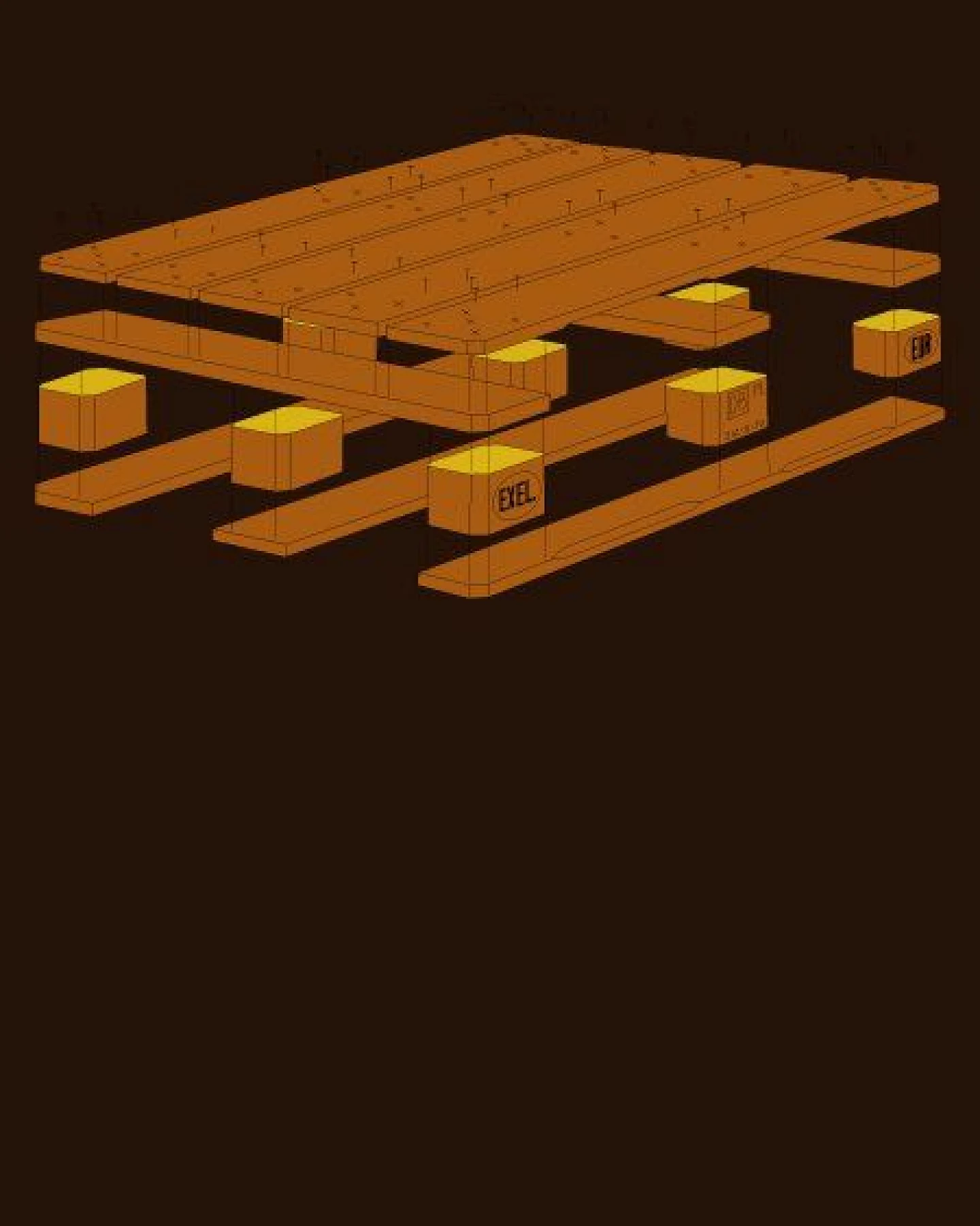 T-Shirtladen-Marktstrasse GmbH Palette braun Boy-T-Shirt – Ansicht 3