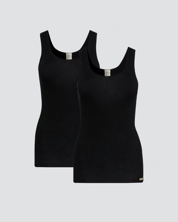 comazo|earth Fairtrade Unterhemd Achselträger, 2er Pack