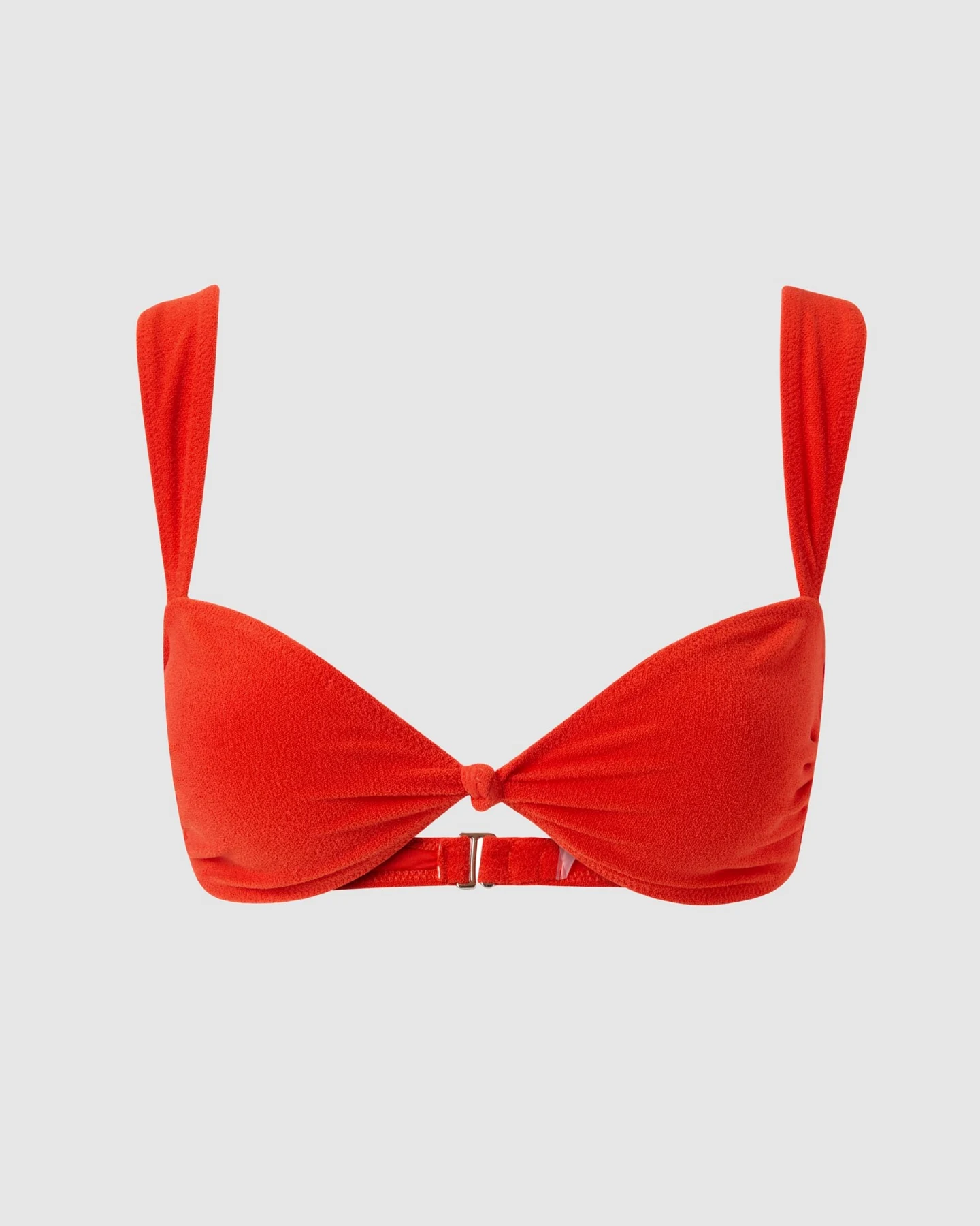 Understatement Damen vegan Balconette Bikinioberteil Papaya Rot – Ansicht 2