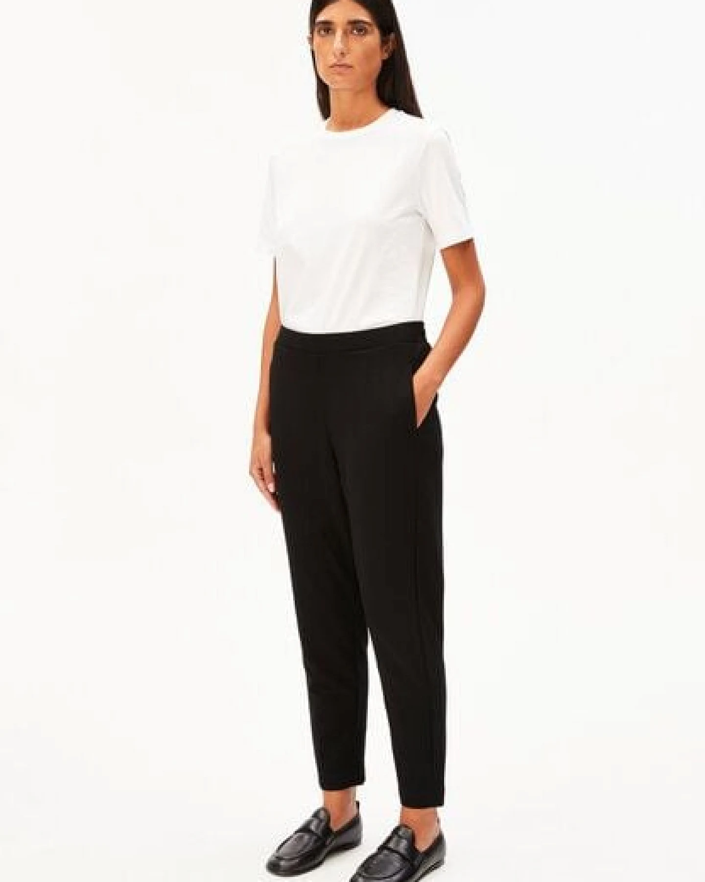 ARMEDANGELS MAGDAALENA Damen Jerseyhose aus LENZING ECOVERO Viskose Mix – Ansicht 4