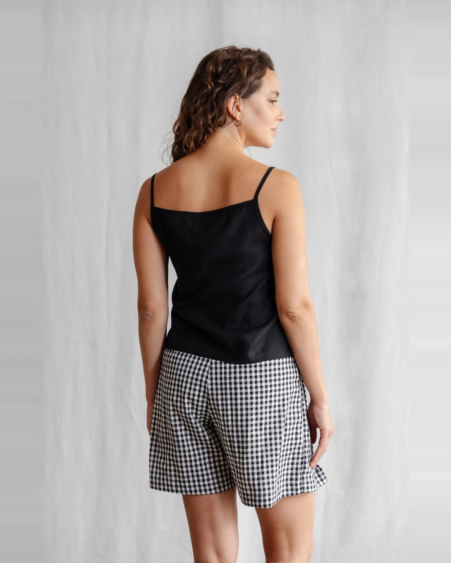 Jyoti - Fair Works Damen vegan Tank Top Lilea Schwarz – Ansicht 2
