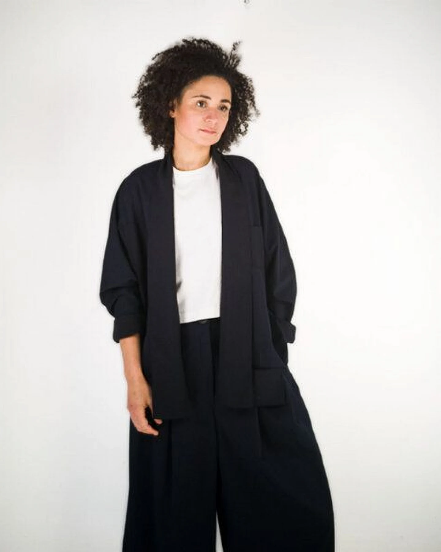keijn SMOOTH BLUE Hemdjacke mit Schalkragen – Ansicht 2