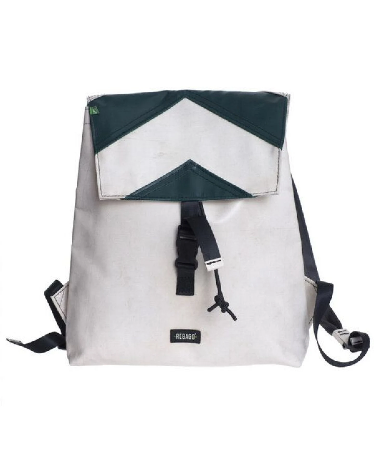 Rebago Rucksack Andy aus recycelter LKW-Plane – Ansicht 2