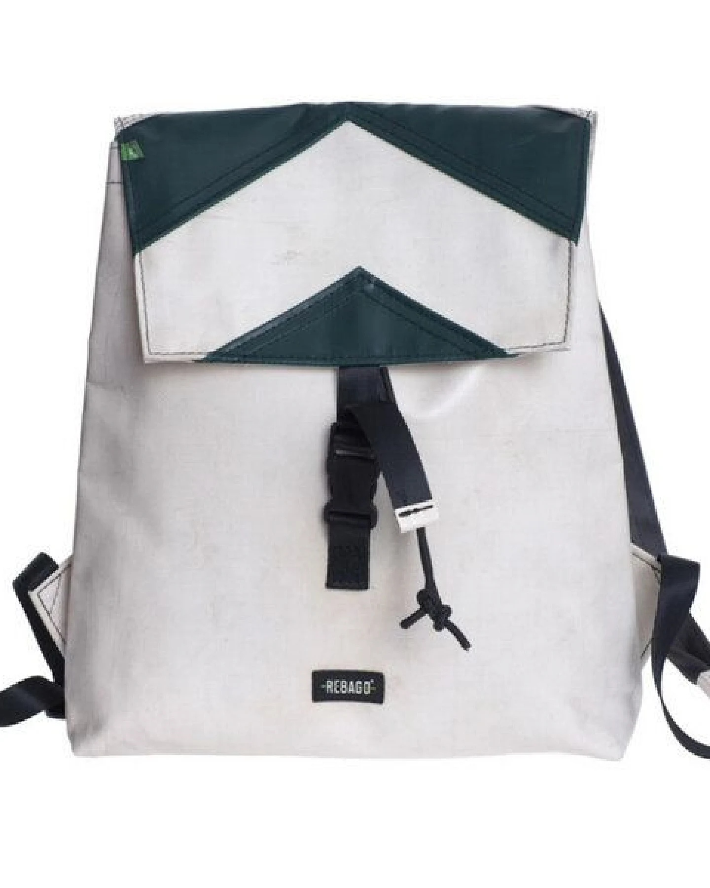 Rebago Rucksack Andy aus recycelter LKW-Plane – Ansicht 2