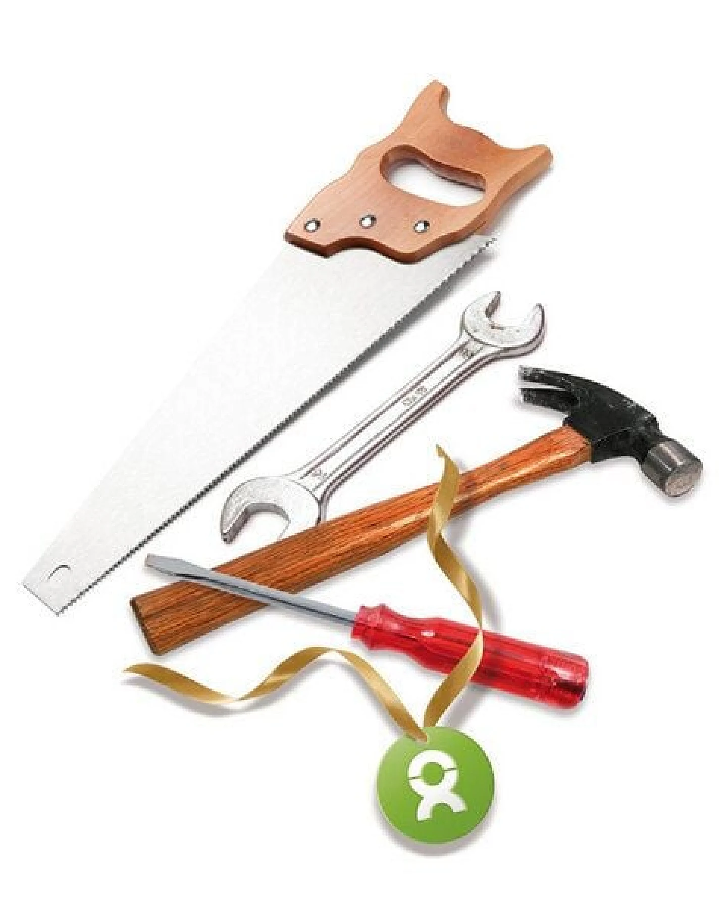 OxfamUnverpackt Spenden-Geschenk "Werkzeug" (Grußkarte mit Magnet) – Ansicht 3