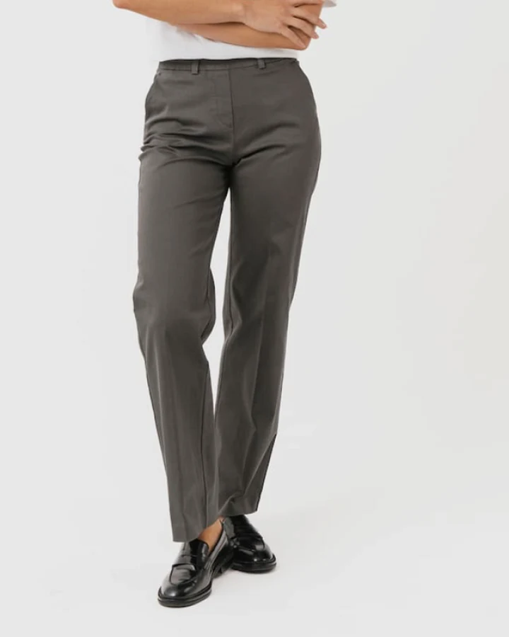 LAURIE Damen vegan Hose Phoebe Loose Ml Anthrazit