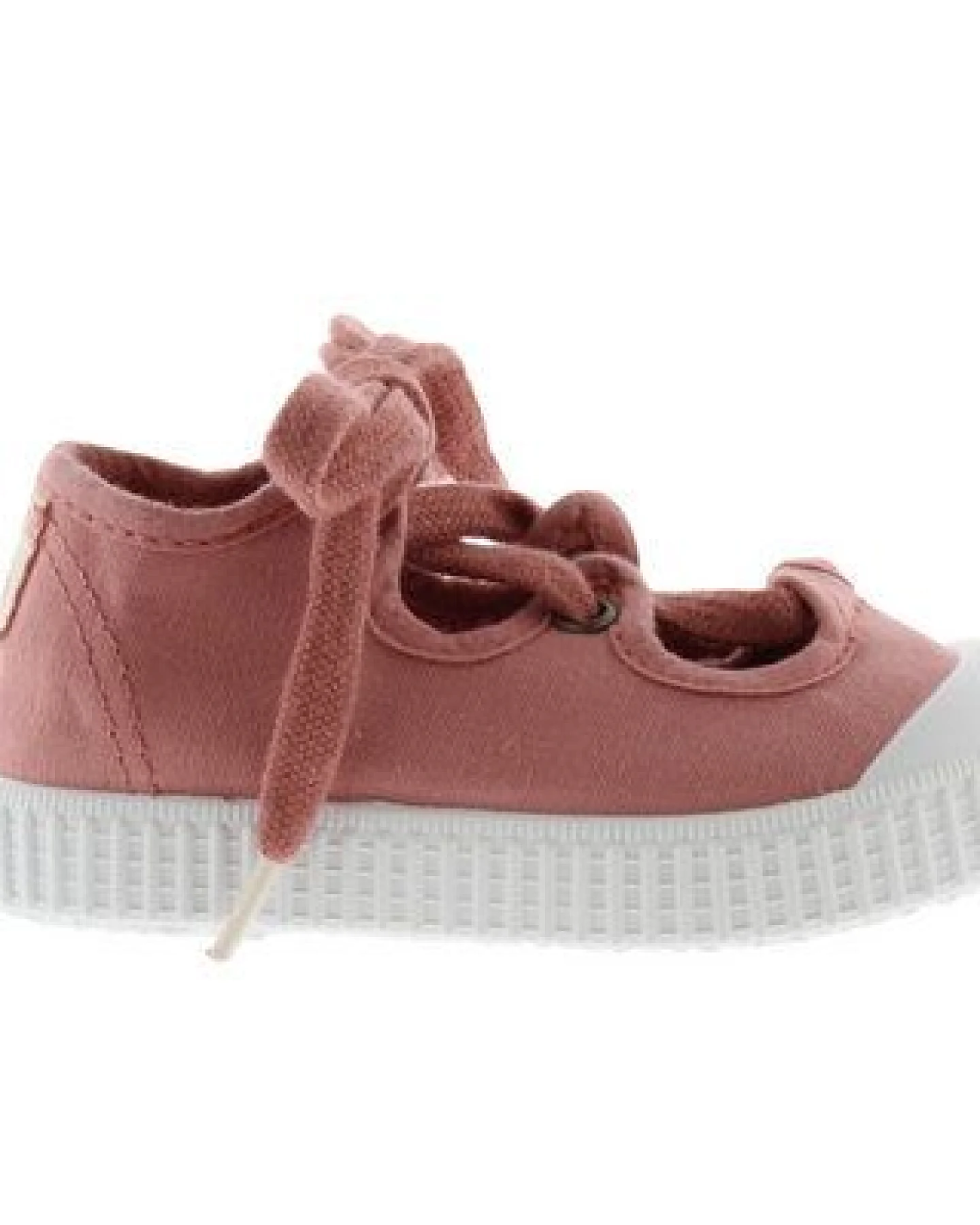 Victoria vegane Kinder-Schnürr-Ballerinas – Bailerina de Lona – Ansicht 3