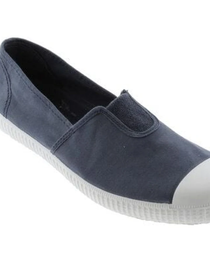 Victoria vegane Erwachsenen-Sneaker – Puntera Camping, Bio-Baumwolle und Naturgummi