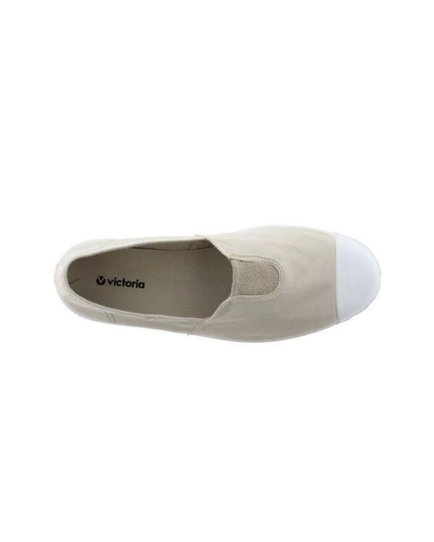 Victoria vegane Erwachsenen-Sneaker – Puntera Camping, Bio-Baumwolle und Naturgummi – Ansicht 2