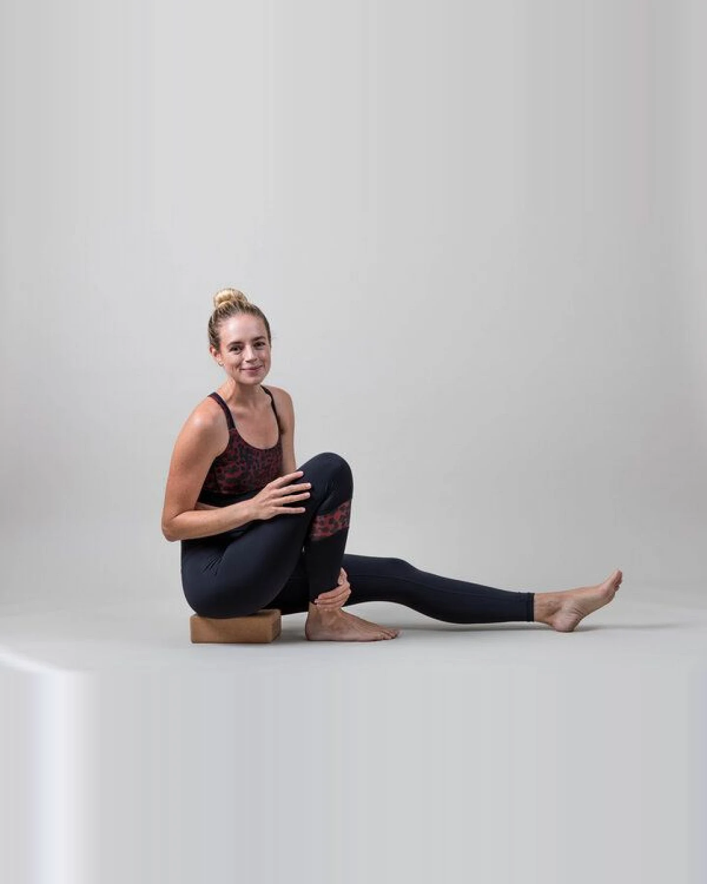 Ambiletics Yoga Leggings – Power Leggings Sunset Glow Leopard – Ansicht 3