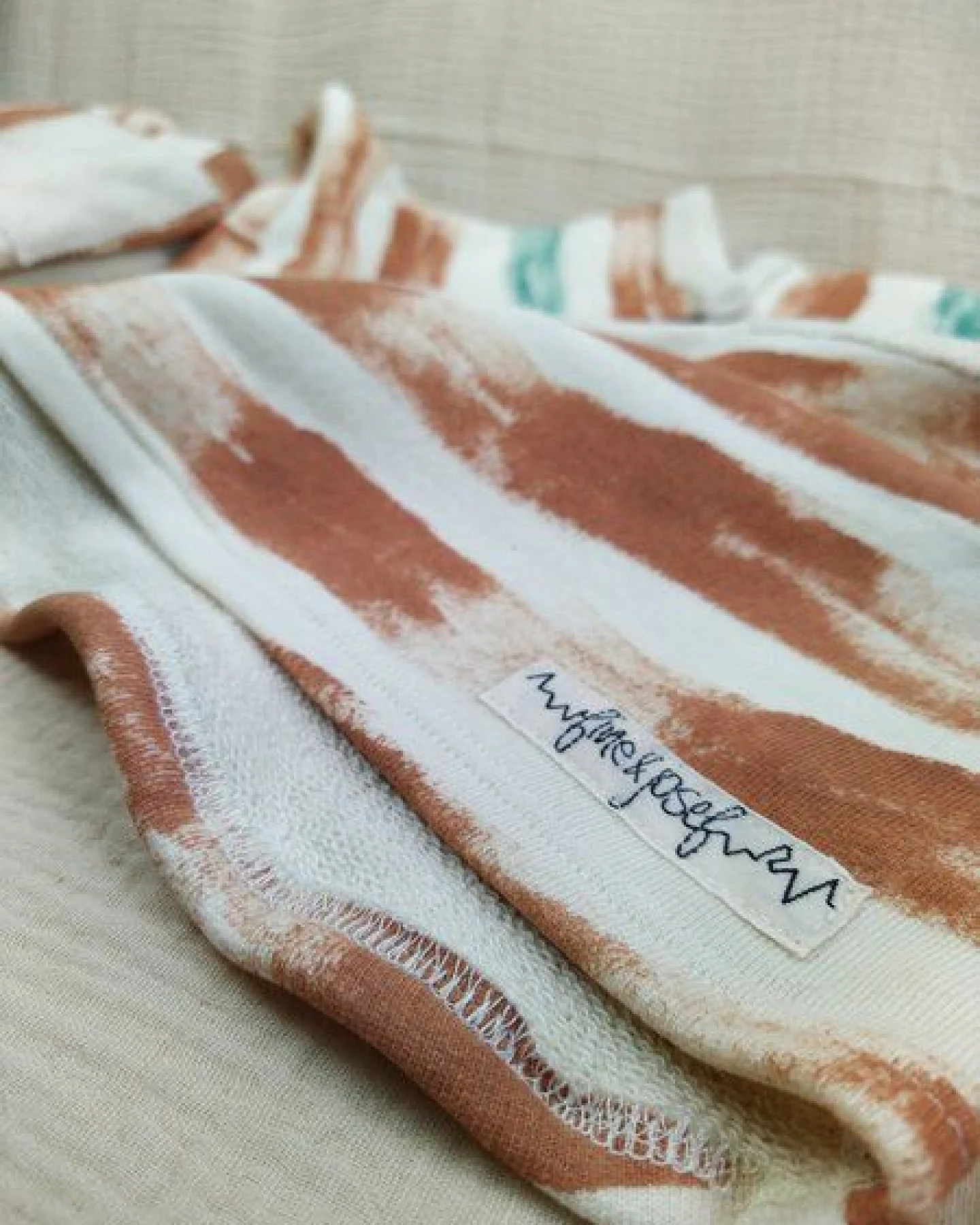 fine&josef veganes Kinder-Sweatshirt – Streifen – Ansicht 3