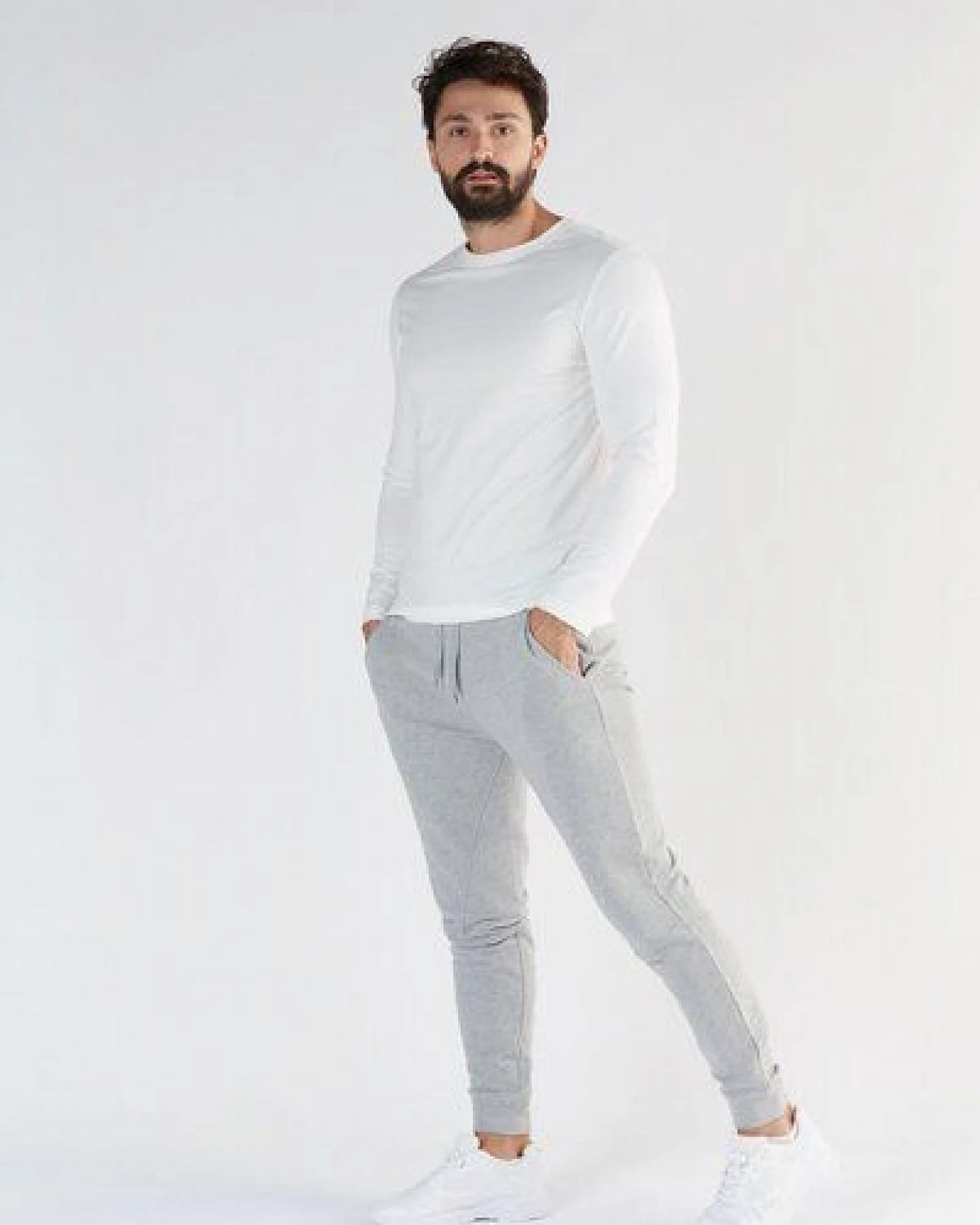 True North Herren Langarmshirt aus Bio-Baumwolle Rundhalsausschnitt T-Shirt 2110 – Ansicht 2