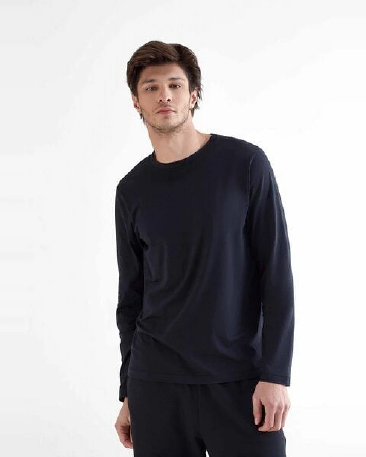 True North Herren Langarmshirt aus Bio-Baumwolle Rundhalsausschnitt T-Shirt 2110