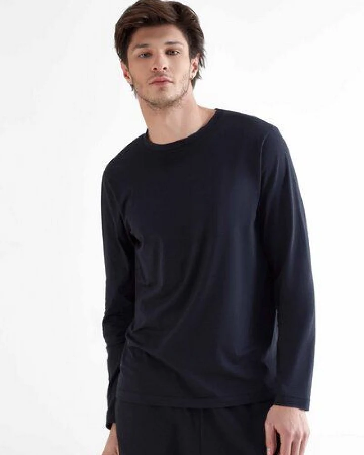True North Herren Langarmshirt aus Bio-Baumwolle Rundhalsausschnitt T-Shirt 2110