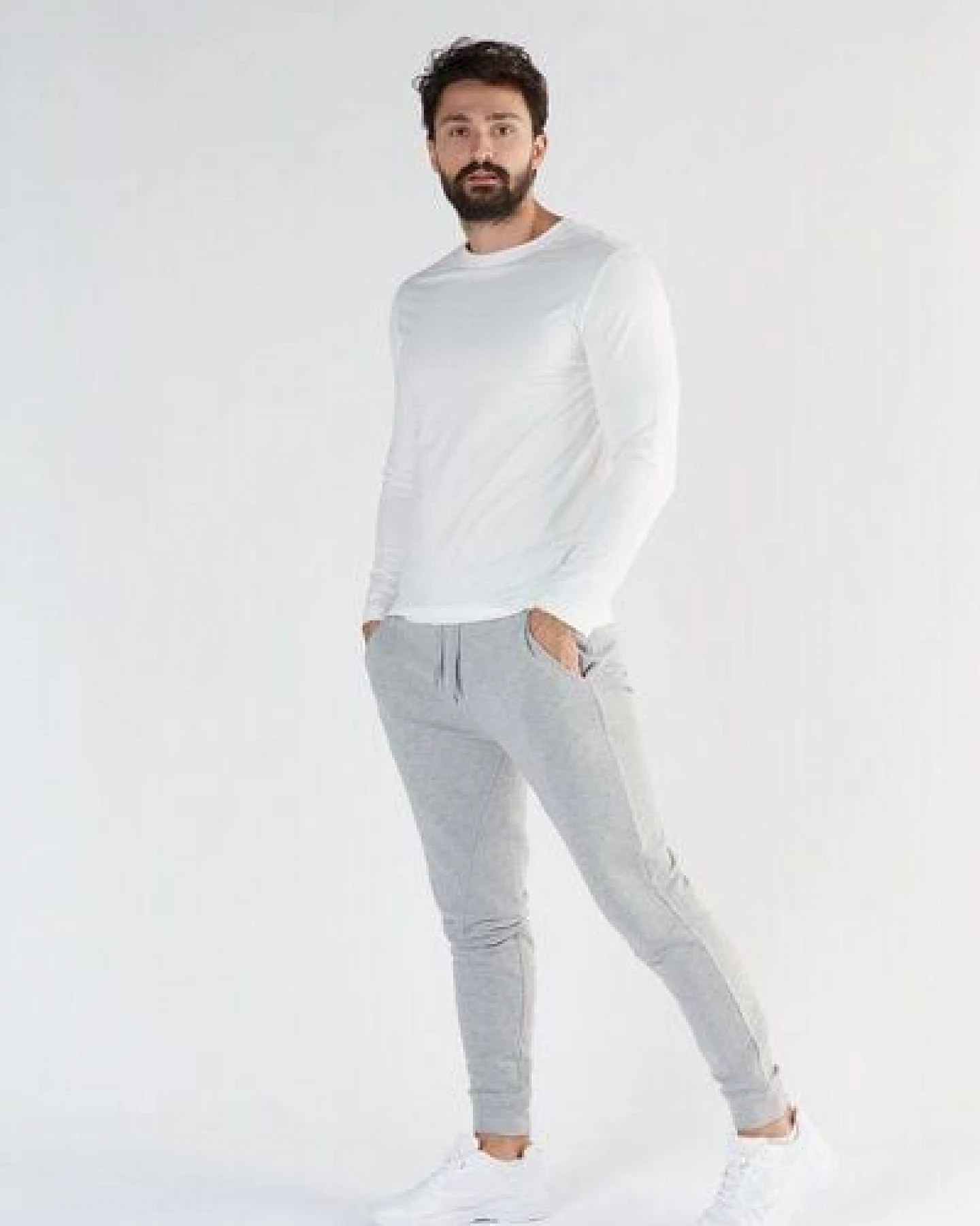 True North Herren Langarmshirt aus Bio-Baumwolle Rundhalsausschnitt T-Shirt 2110 – Ansicht 2