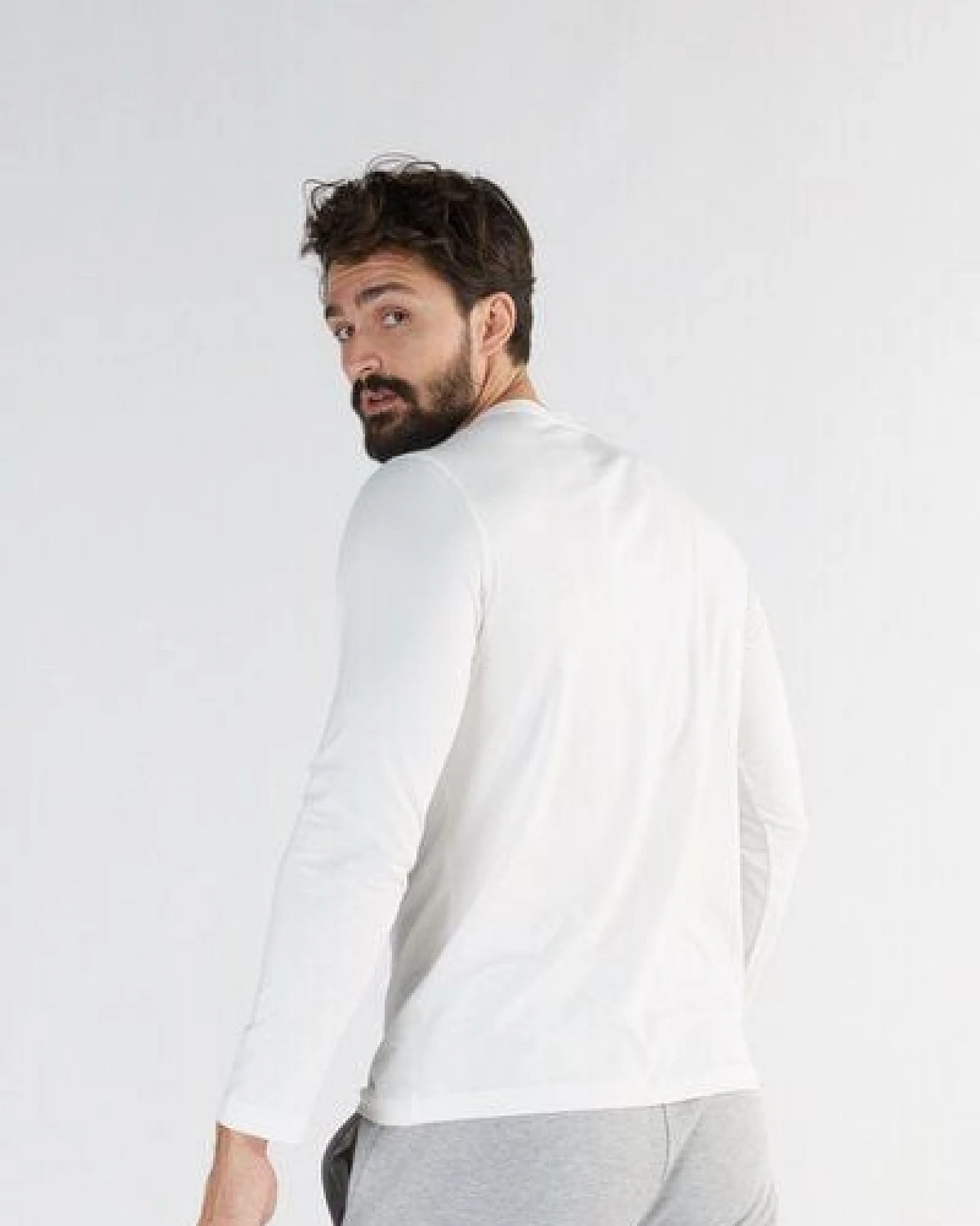 True North Herren Langarmshirt aus Bio-Baumwolle Rundhalsausschnitt T-Shirt 2110 – Ansicht 3