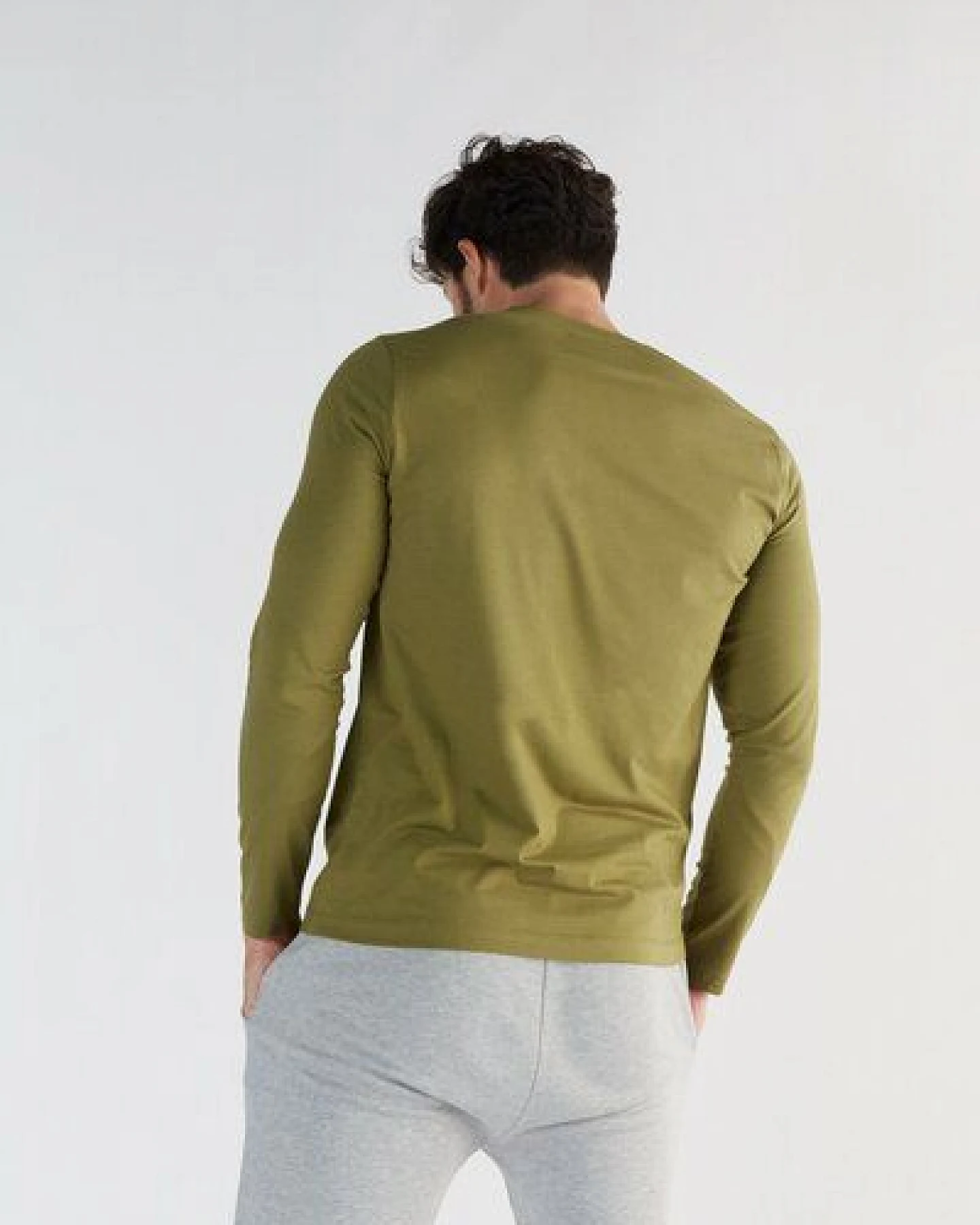 True North Herren Langarmshirt aus Bio-Baumwolle Rundhalsausschnitt T-Shirt 2110 – Ansicht 3