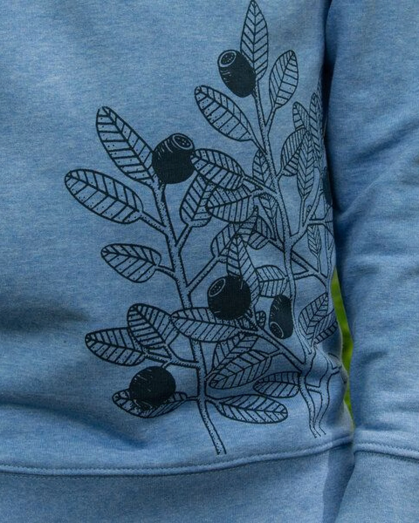 Cmig Blaubeer Pulli für Kinder in mid heather blue – Ansicht 2