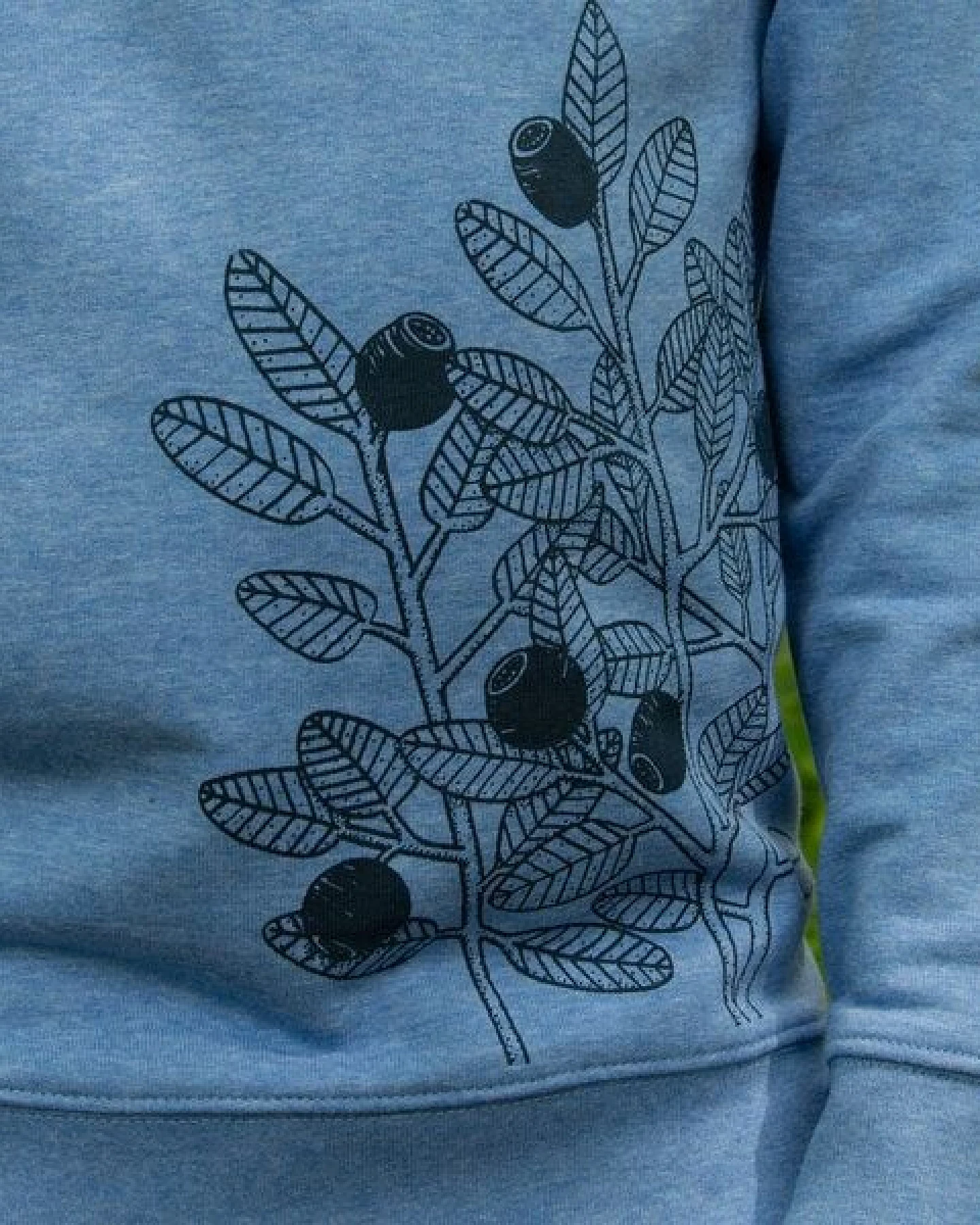 Cmig Blaubeer Pulli für Kinder in mid heather blue – Ansicht 2