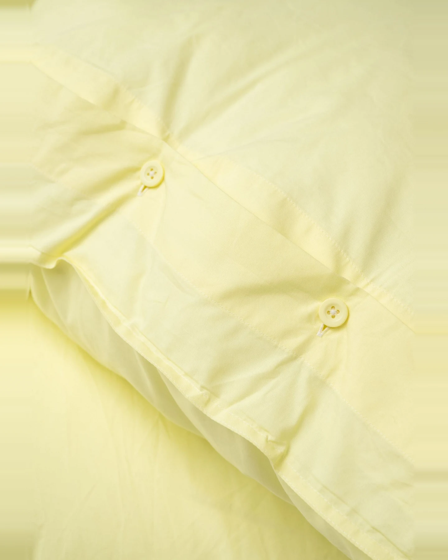 MELA unisex vegan Bettwäsche-Set Bhanu Soft Lemon Yellow – Ansicht 2