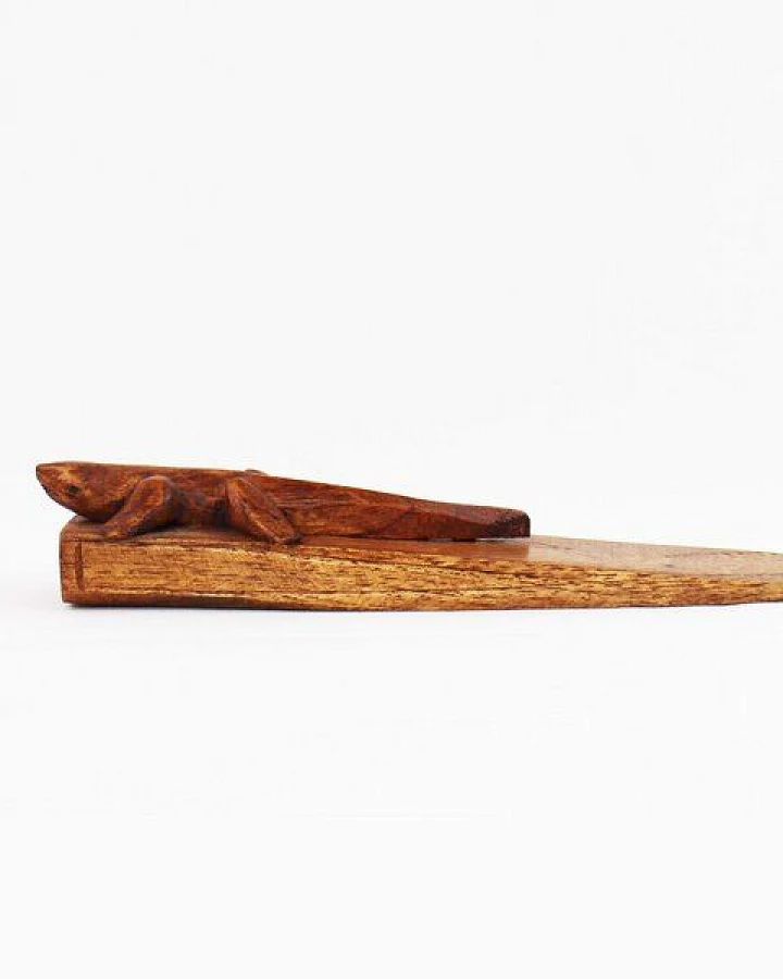 Mitienda Shop Türstopper aus Holz Gecko
